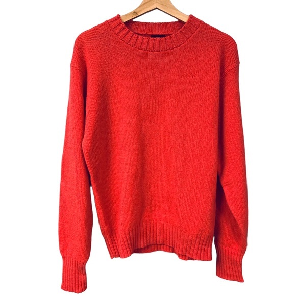 Nordstrom Sweaters - Vintage Nordstrom Wool Sweater Coral Scottish Shetland Wool Women’s Size M